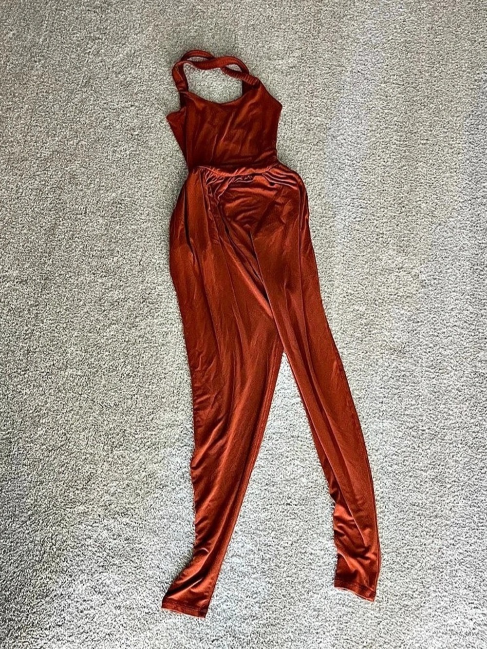 Imbodhi Rust Sleeveless Jumpsuit Size XS